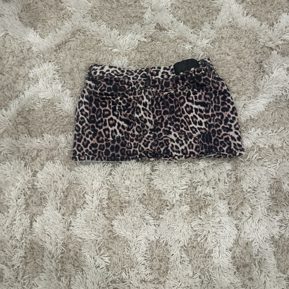 PacSun Animal Print Mini Skirt